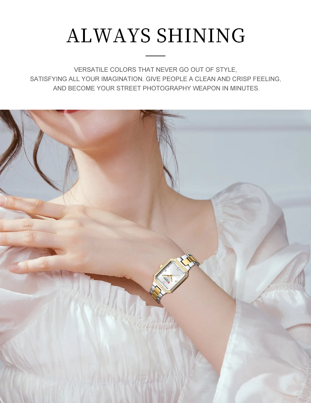 CURREN 9102 Women’s Stainless Steel Watch – Elegant Design, Everyday Sophistication