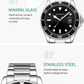 CURREN Business Mens Wristwatches Black Clock Male Stainless Steel Quartz