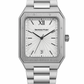 Universe Point Silver Rectangular Men’s Watch