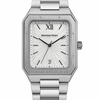 Universe Point Silver Rectangular Men’s Watch
