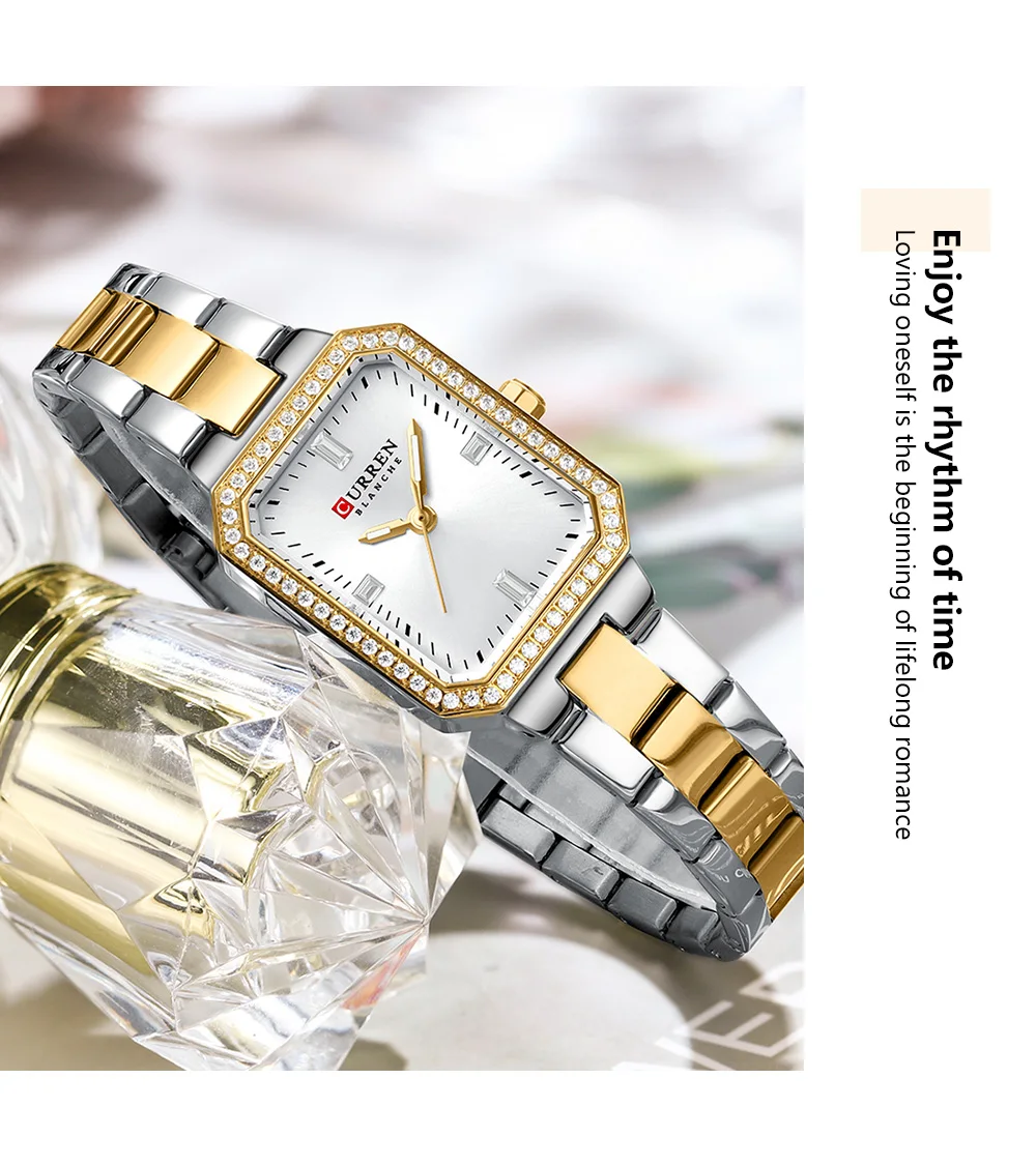 CURREN 9102 Women’s Stainless Steel Watch – Elegant Design, Everyday Sophistication