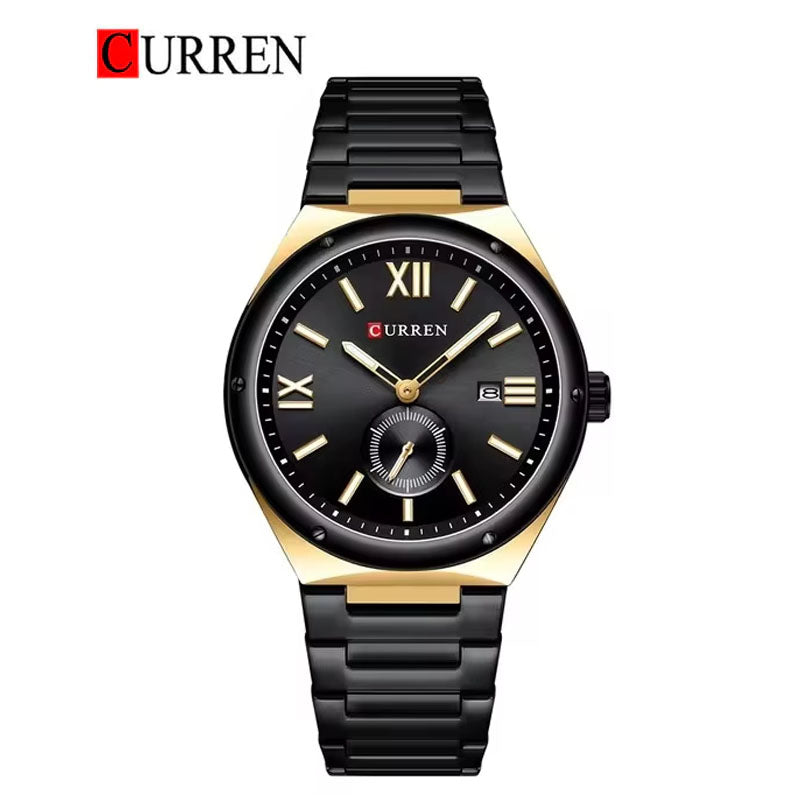 CURREN 8471 Men’s Stainless Steel Watch – Bold Style, Everyday Reliability