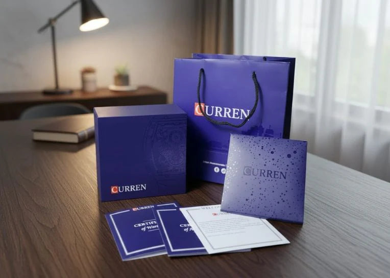 CURREN 8440 Men’s Chronograph Watch – Silver Gold Elegance, Premium Performance