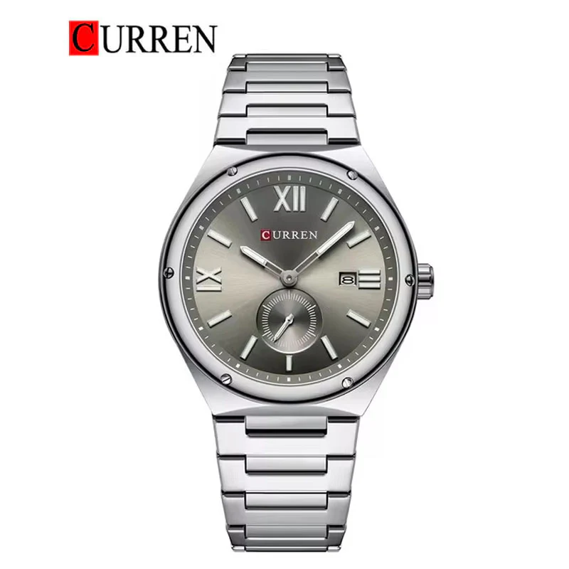 CURREN 8471 Men’s Stainless Steel Watch – Bold Style, Everyday Reliability