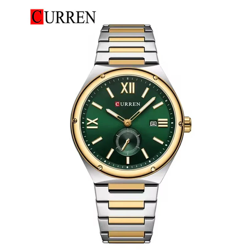 CURREN 8471 Men’s Stainless Steel Watch – Bold Style, Everyday Reliability